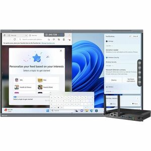 V7 OPSI5-8-256-WIN Ordinateur Mono-carte pour Interactive Display - Slot-in PC - Intel - Core i5 - i5-12450H - 8 Go - DDR4
