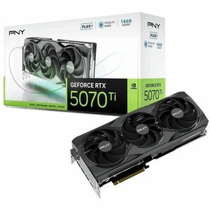 PNY NVIDIA GeForce RTX 5070 Ti Graphic Card - 16 GB GDDR7 - Full-height - 2.30 GHz Core - 2.45 GHz Boost Clock - 256 bit B