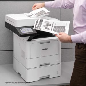 Brother MFCL5915DW Laser Multifunction Printer - Monochrome - 50 ppm Mono Print - 1200 x 1200 dpi Print - Automatic Duplex