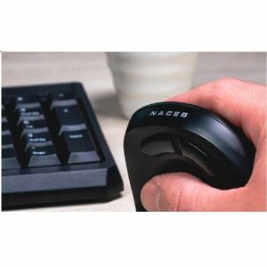 Naceb Mouse - Frecuencia Bluetooth/Radio - USB - 5 Botón(es) - Negro - Inalámbrico - 2.40GHz - 1600 dpi - Rueda de desplaz