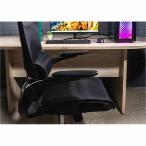 Silla ejecutiva Naceb Alto - Malla Seat - Malla Back - 3+ Base - Negro - Poliuretano, Cloruro de Polivinilo (PVC) - Apoyab