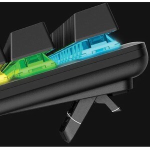 HyperX Alloy Origins Core Rugged Projection Keyboard - Cable Connectivity - USB Type C Interface - RGB LED - English (US) 
