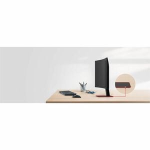 LG 24U421A-B 24.0" (61.0 cm) Class Full HD Curved Screen LCD Monitor - 16:9 - Black - 23.8" (60.5 cm) Viewable - Vertical 