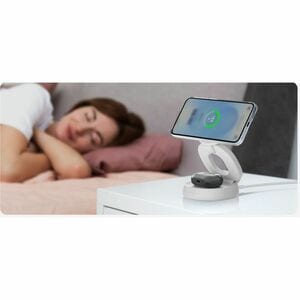 Belkin BoostCharge Induktionsladegerät - Weiß - für Qi2-fähiges Gerät - Magnetisch