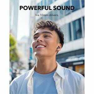soundcore P30i True Wireless Earbud Stereo Earset - Black - Binaural - In-ear - Bluetooth - Noise Canceling