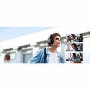 soundcore Space Q45 Wired/Wireless Over-the-head Stereo Headset - Black - Binaural - Circumaural - Bluetooth - Noise Cance