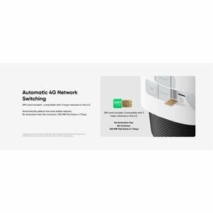 Eufy S330 Outdoor 4K Network Camera - Colour - Colour Night Vision - 3840 x 2160 - 4G LTE - Google Assistant, Alexa Suppor