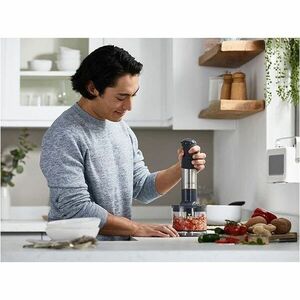 Frullatore a mano Kenwood HBM60.307GY - Con dorsi plastici, Metallo - Frullino, Taglia - 1000 W - Grigio