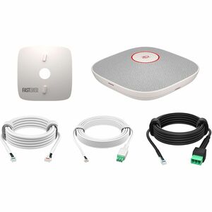 HP POLY STUDIO A2 WHITE TABLE MICROPHONE W/ MOUNTING PLATE I/O