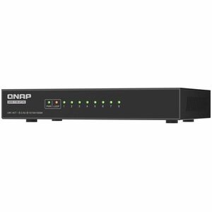 QNAP QSW QSW-1108-8T-R2 8 Ports Ethernet Switch - 2.5 Gigabit Ethernet - 2.5GBase-T, 100/1000Base-T - Black - 2 Layer Supp