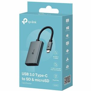TP-Link UA440C 2 Slot(s) Flash Drive/Flash Card Reader - USB 3.0 Type C - 1.95 TB Flash Drive - 5 GB/s - microSD (TransFla