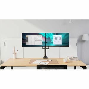 Montage de bureau Kensington SmartFit pour Moniteur - Gris - Horizontal - Réglable en hauteur - 2 Écran(s) supportés - 32"