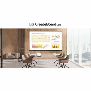 LG CreateBoard 65TR3BQ-B Collaboration Display - 65" LCD - Infrared (IrDA) - Touchscreen - 3840 x 2160 - 2160p - HDMI