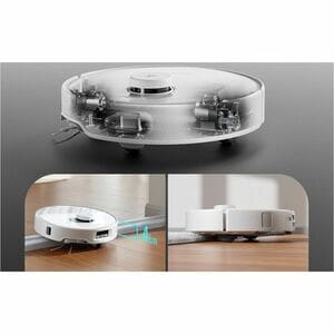 ROBOROCK Qrevo Curv 5A1 Robot Aspirapolvere e Lavapavimenti, Aspirazione 18.500 Pa, Doppio Sistema Anti-Groviglio, Mocio e