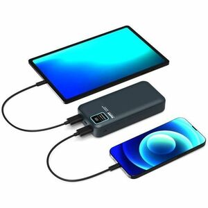 Port Connect Power Bank - For Smartphone, Tablet PC, Headset, Smartwatch - 20000 mAh - 2.10 A - 5 V DC Output - USB Type-C