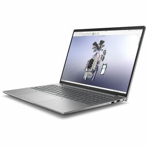 HP ZBook X G1i 40.6 cm (16") Mobile Workstation - WUXGA - Intel Core Ultra 7 255H - 32 GB - 1 TB SSD - Meteor Silver - Int