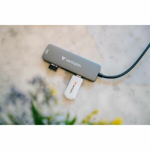Docking station Verbatim USB Type-C - Compatibilita carica - 4K @30Hz - 3840 x 2160 - 3 x Porte USB - 2 x Porte USB Tipo-A