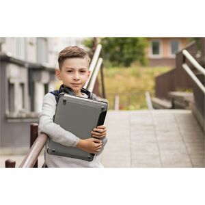 Extreme Shell-L para MacBook Pro de 13" (2021 y 2022 con Touch ID - Chip M1 y M2 -A1706/A1708/A1989/A2159/A2338) (Negro/Tr