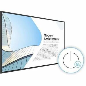 ViewSonic CDE98G3 98 Inch 4K UHD OS-Free Commercial Display with 500-nit Brightness, 1200:1 Contrast Ratio, 10W Dual Speak