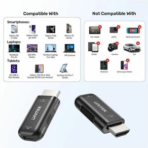 USB-C Female to HDMI Male Adapter 4K60Hz