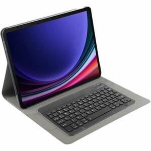 Just in Case Keyboard/Cover Case Samsung Galaxy Tab S10+, Galaxy Tab S9+, Galaxy Tab S9 FE+ Tablet - Black - Scratch Resis