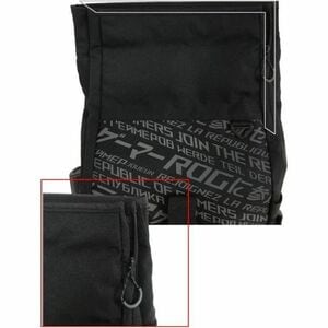 Estuche de transporte Asus ROG BP4701 (Mochila) para 43.2cm (17") a 43.9cm (17.3") Portátil - Negro - Resistente al agua, 