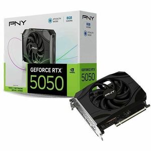 Carte Graphique PNY NVIDIA GeForce RTX 5050 - 8 Go GDDR6 - 7680 x 4320 - 2,32 GHz Matériau - 2,57 GHz Boost clock - 128 bi