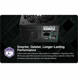 Hydro Ti PRO 1000W ATX 3.1 Titanium Black PSU, Supports PCIe 12V-2x6, Features conformal coating, LLC Full-Bridge Topology