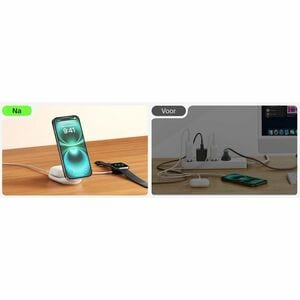 Belkin UltraCharge Induktionsladegerät - Weiß - für Qi2-fähiges Gerät, iPhone, AirPod, Smartwatch - Eingangsstecker: USB -