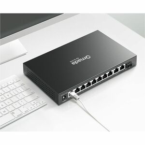 Omada 10-Port Gigabit Easy Managed Switch with 8-Port PoE+ - 10 Ports - Manageable - Gigabit Ethernet - 10/100/1000Base-T,