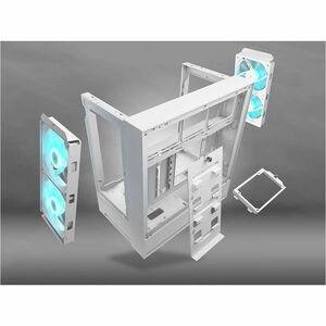 COUGAR OmnyX CGR-2WA3W-RGB Gabinete para computadora gamer - Mini ITX, Micro ATX, ATX Placa base admitida - Media Torre - 