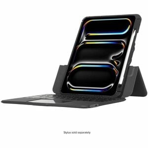 Targus VersaVu THZ988NO Tastatur/Cover (Folie) für 27,9 cm (11 Zoll) bis 33 cm (13 Zoll) Apple iPad Pro 11 (2024), iPad Pr