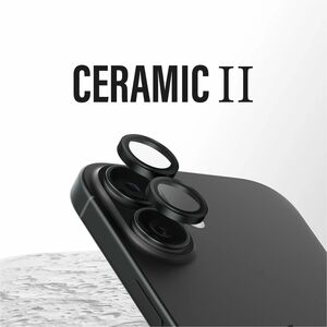 PanzerGlass ® Hoops® Ceramic II Camera Lens Protector iPhone 17 | iPhone 16 | 16 Plus. Brand compatibility: Apple, Compati