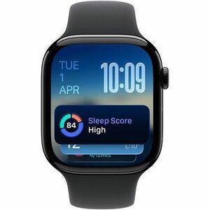 Watch Series 11 GPS 42mm Jet Black Aluminium Case with Black Sport Band - M/L