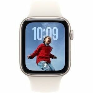 Watch SE 3 GPS + Cellular 40mm Starlight Aluminium Case with Starlight Sport Band - S/M