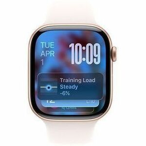 Apple Watch Series 11 Smartwatch - 42 mm Case Height - 36 mm Case Width - Rose Gold Case Color - Light Blush Band Color - 