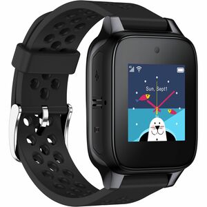 TCL MOVETIME MT46X Smartwatch - Kinder - Schwarz, Grau Body Color - Wireless LAN - 4G - Kamera, Push-Benachrichtigung, SMS