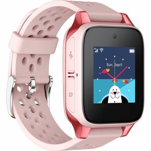 TCL MOVETIME MT46X Smartwatch - Kinder - Pink Body Color - Wireless LAN - 4G - Kamera, Push-Benachrichtigung, SMS, Alarm, 