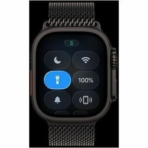 Apple Watch Ultra 3 Smartwatch - 49 mm Case Height - 44 mm Case Width - Schwarz Tasche, Farbe - Schwarz Band Color - Titan