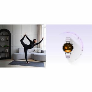 Huawei WATCH GT 6 Smart Watch - Round Case Shape - 41.30 mm Case Height - 41.30 mm Case Width - Purple Body Color - White 