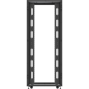 VERTIV VR 42U Rack Cabinet for Server, LAN Switch, Patch Panel - 800 mm Rack Width x 1115 mm Rack Depth - Black - Steel - 