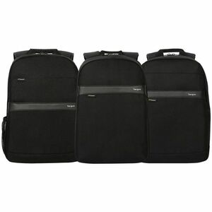 Targus GeoLite EcoSmart TSB962GL 便携包 (背包) 用于 35.6 cm (14") 到 40.6 cm (16") - 黑 - 防水外壳 - 布料, 金属 Body - 肩带, 行李带, 手柄 - 463 毫米