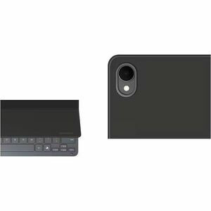 Housse/Clavier Samsung Book Cover - Porte-livres Style Samsung - Noir - Microfibre Matériau intérieur - 167,4 mm Hauteur x