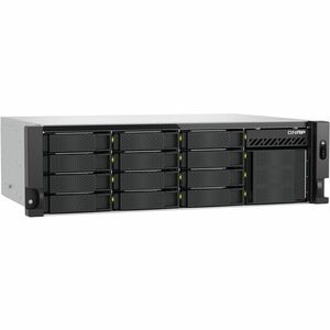 QNAP TS-H1655XEU-RP-8G 16 x Total Bays SAN/NAS Storage System - 4 GB Flash Memory Capacity - Intel Atom C5125 Octa-core (8