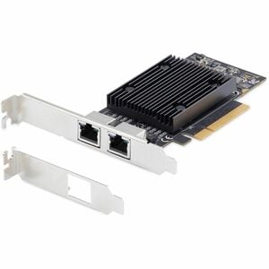 StarTech.com 10 Gigabit-Ethernet-Karte - 10GBase-T - Plug-in-Karte - Schwarz - TAA-konform - PCI Express 2.0 x8 - Niedrige