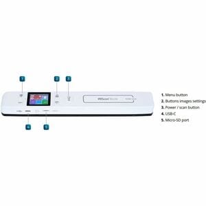 I.R.I.S. IRIScan Cordless Handheld Scanner - 1050 dpi Optical - Book, Photo, Receipt - Portable - USB