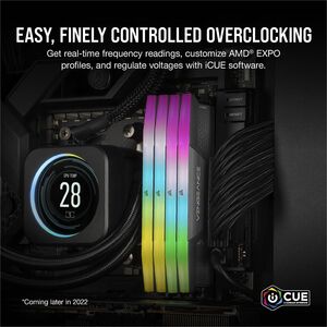 Módulo RAM Corsair Vengeance RGB para Computadora de escritorio, Placa Base - 16GB (1 x 16GB) - RGB - DDR5-6000/PC5-48000 