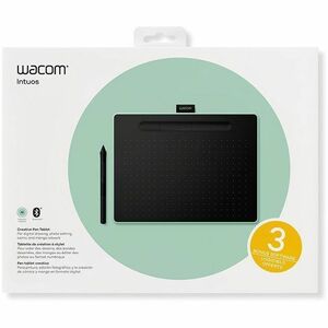 Wacom Intuos M Graphics Tablet 4K - Cable - Black - 4096 Pressure Level - Pen - PC, Mac