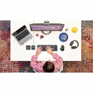 Logitech MX Master 4 for Business Full-size Mouse - Bluetooth/Radio Frequency - USB Type C - Darkfield - 8 Button(s) - Gra