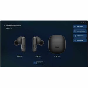 Dell Pro Plus Earbuds - EB525 - Microsoft Teams Certification - Stereo - True Wireless - Bluetooth - 98.4 ft - 20 Hz to 20